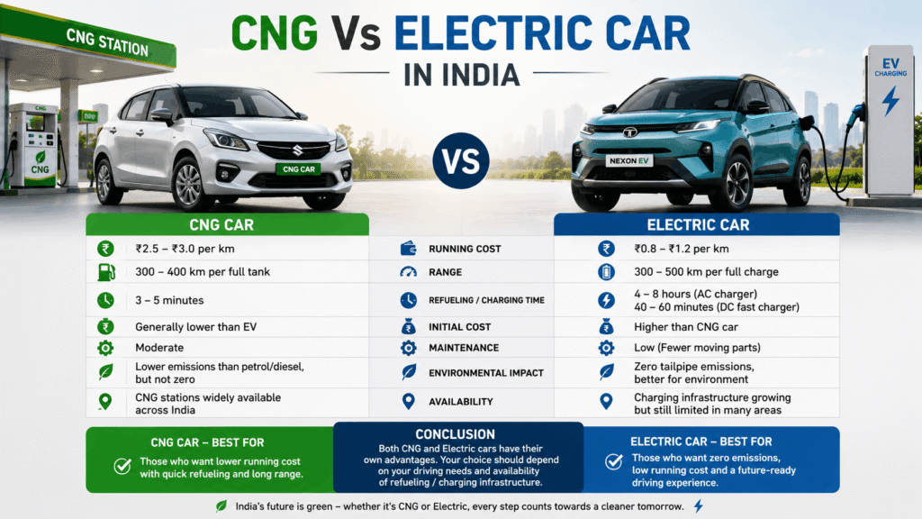 CNG Vs Electric Car