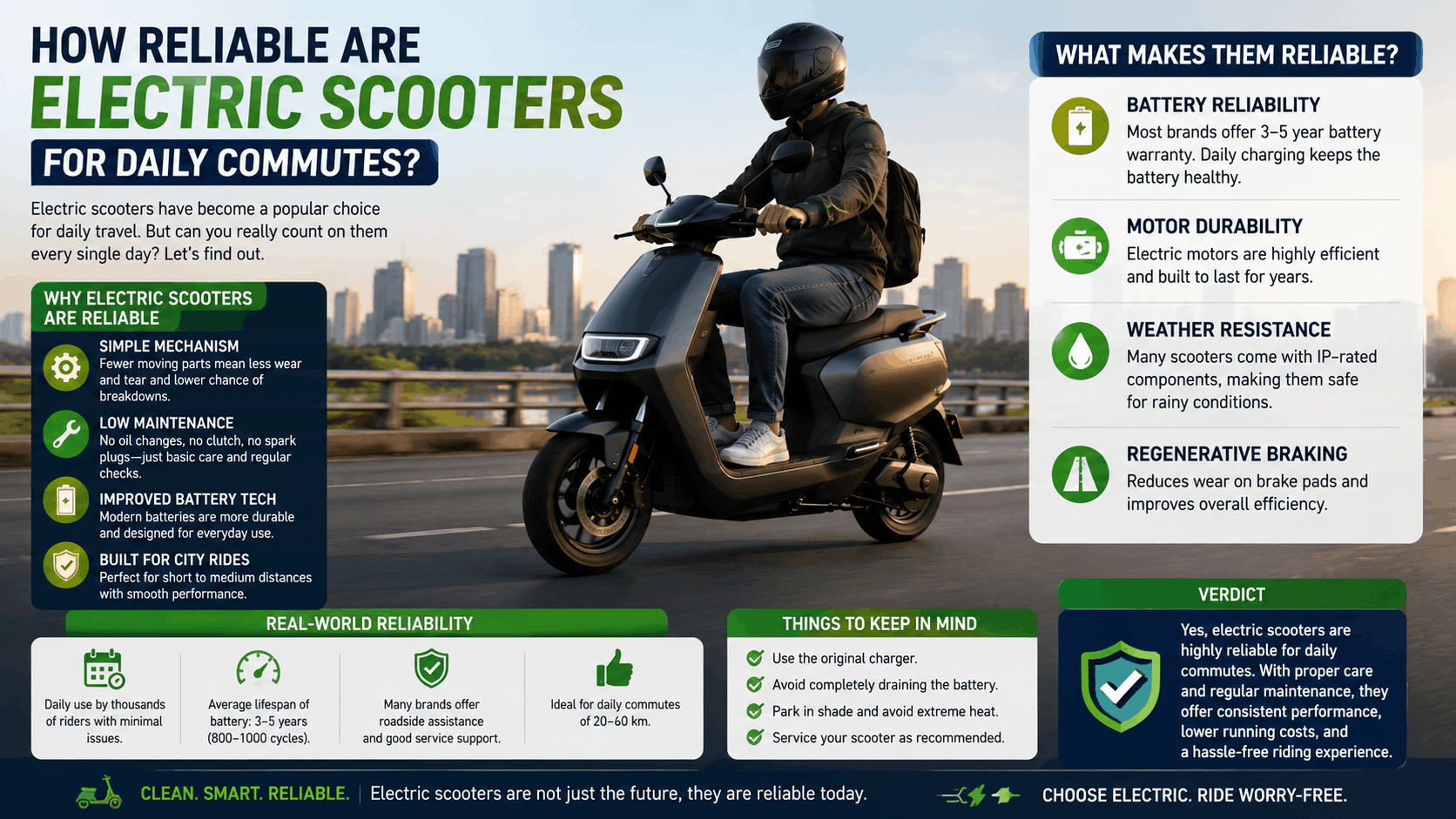 How Reliable Are Electric Scooters for Daily Commutes?