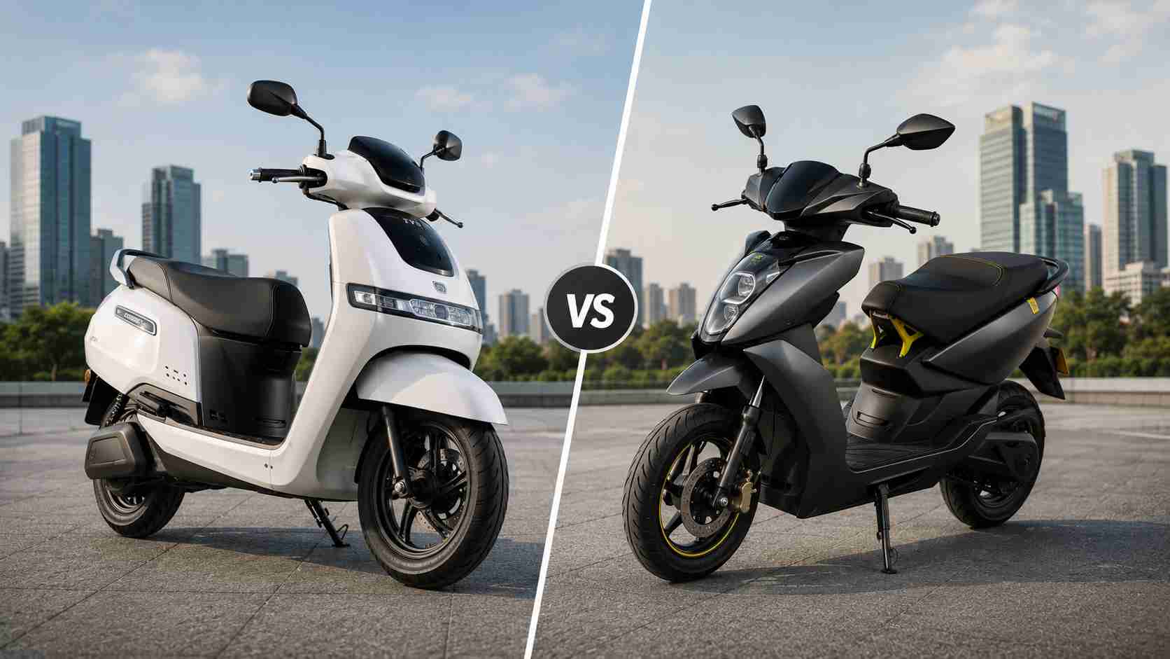TVS iQube vs Ather 450X