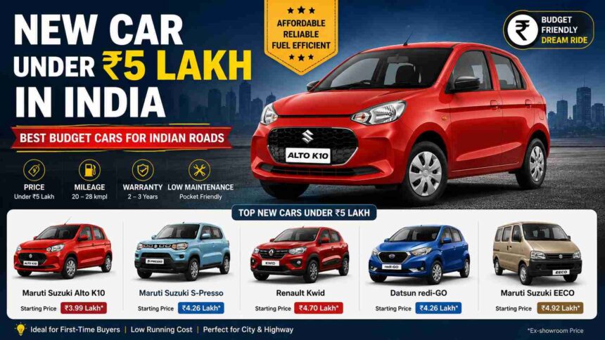 Best Car Under 5 Lakh